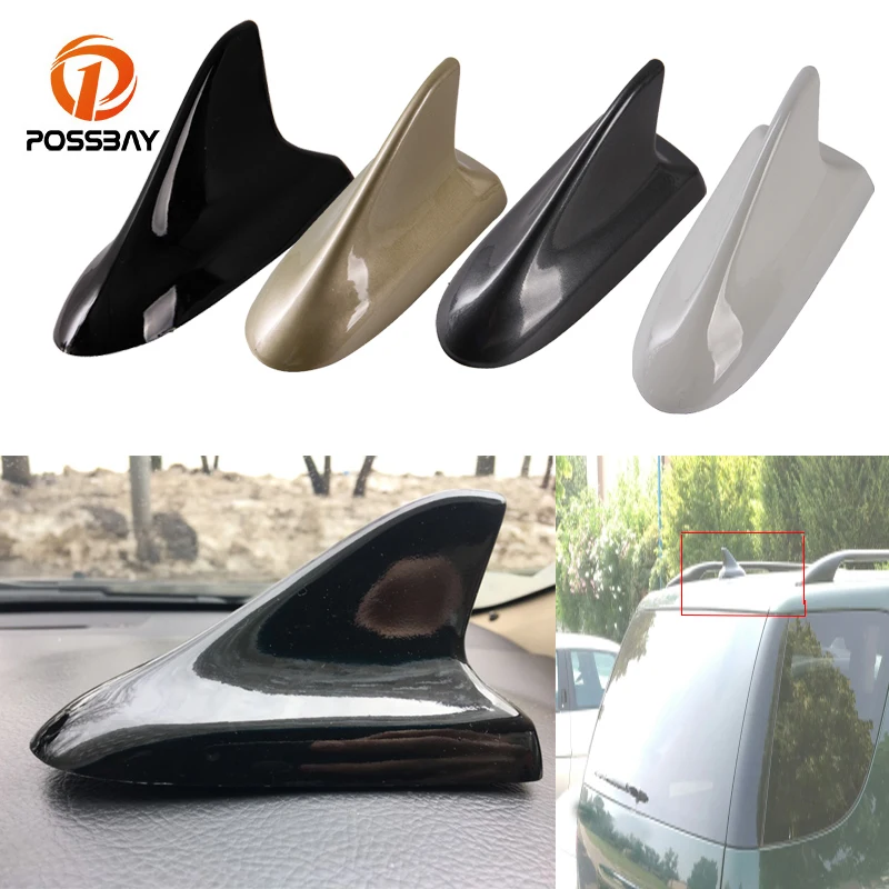 POSSBAY Автомобильная Акула декоративный плавник акулы антенна для Ford Toyota hyundai Mazda Dodge GMC манекен Акулий плавник антенна автомобильный плавник антенны