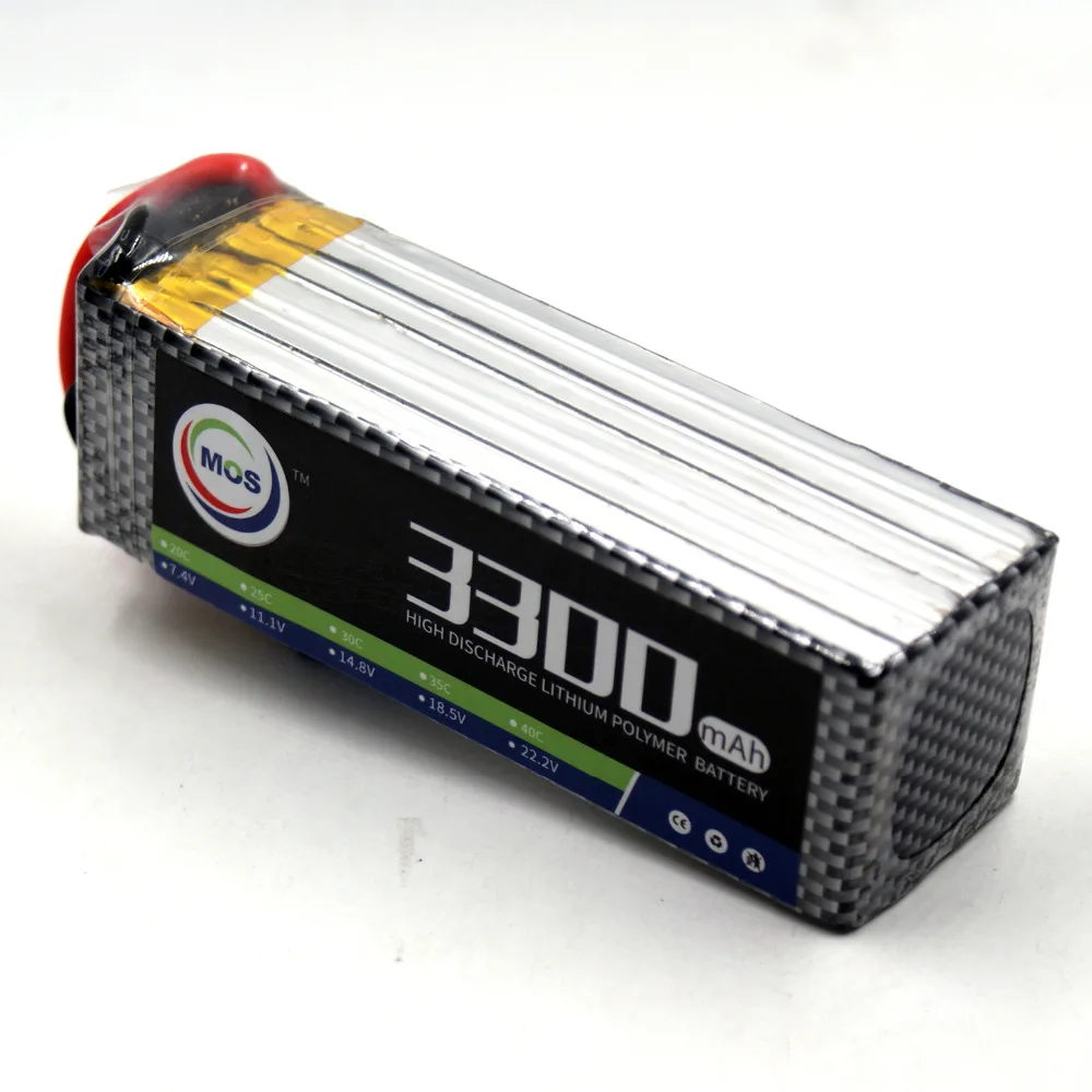 MOS 6S RC Lipo батарея 22,2 v 3300mAh 40C для RC самолета вертолета грузовика автомобиля AKKU