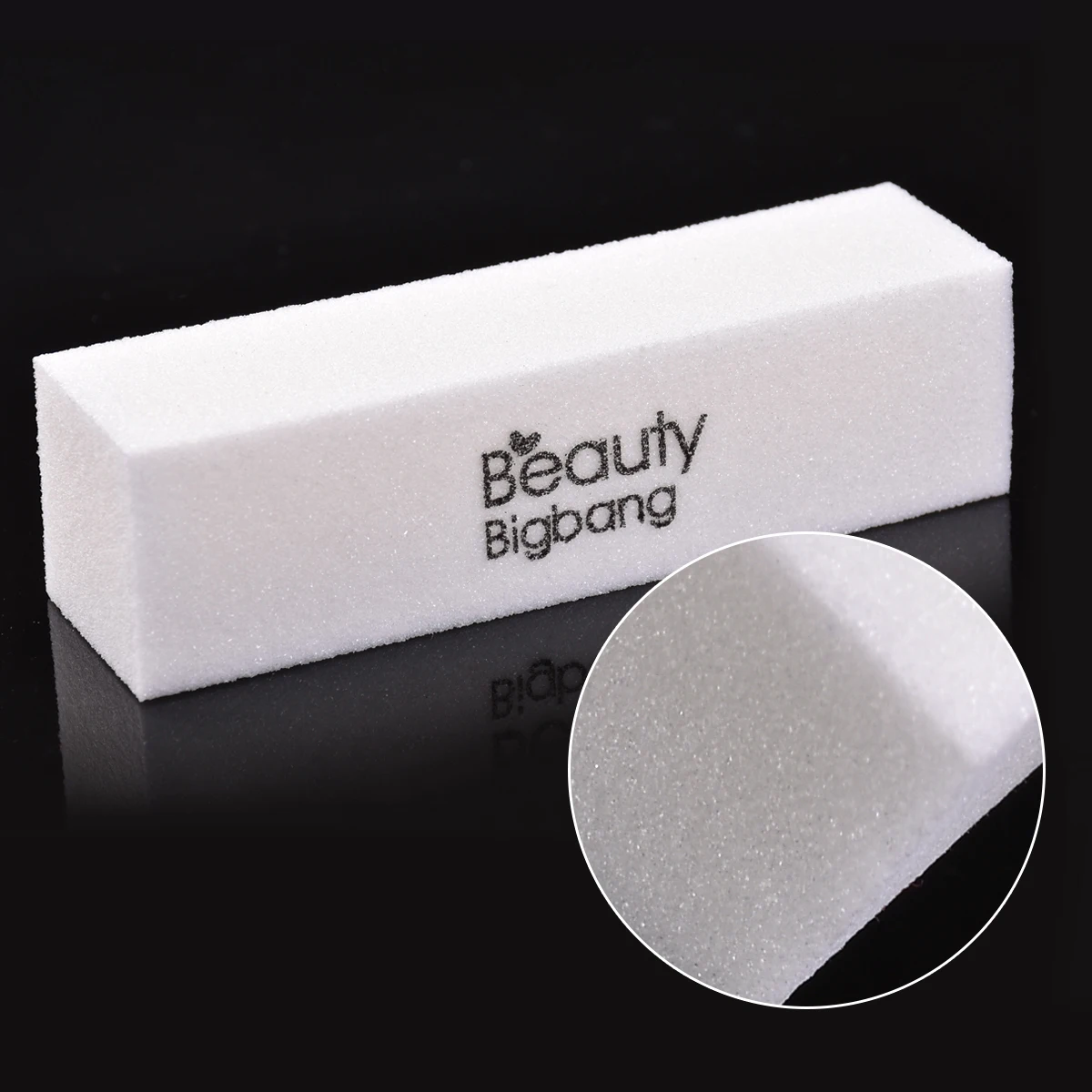 1 шт BeautyBigBang шлифовальная губка пилка для ногтей буферный блок для УФ-гель для ногтей DIY Дизайн ногтей маникюр белый пилка для ногтей