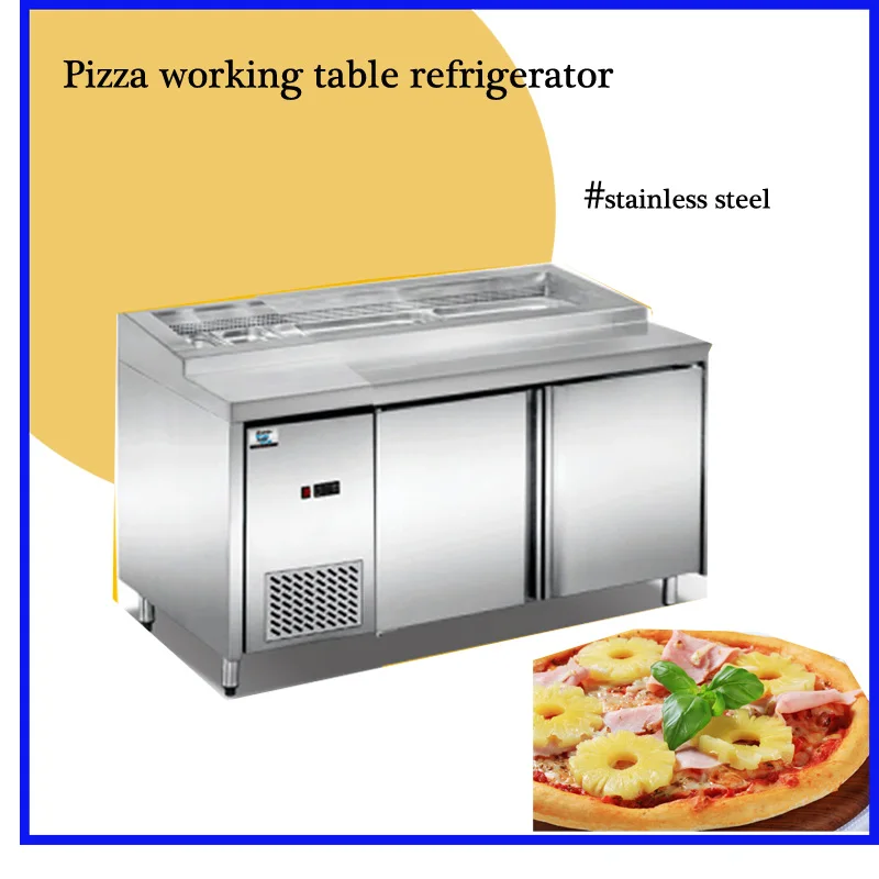 

Intelligent display salad bar refrigerator sale full stainless steel salad display bar refrigerator