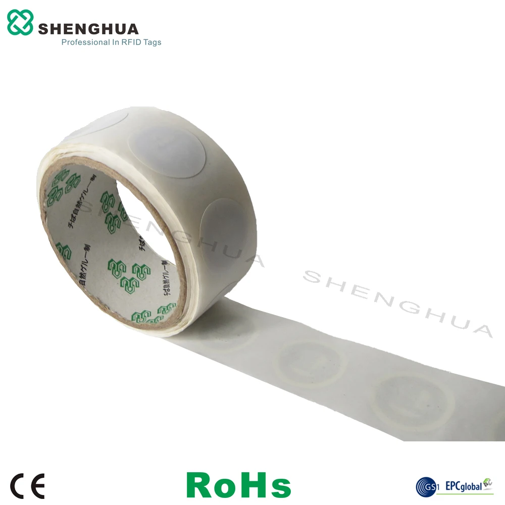 10 шт./лот ISO 14443A NFC диск тег 30 мм FM11RF08 печати RFID бумага пустой белый монеты ярлык