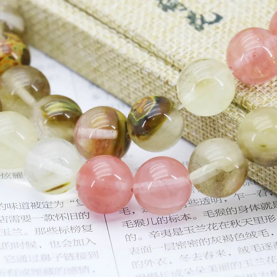 10 мм кварцевые ювелирные изделия из натурального камня свободные бусы круглая