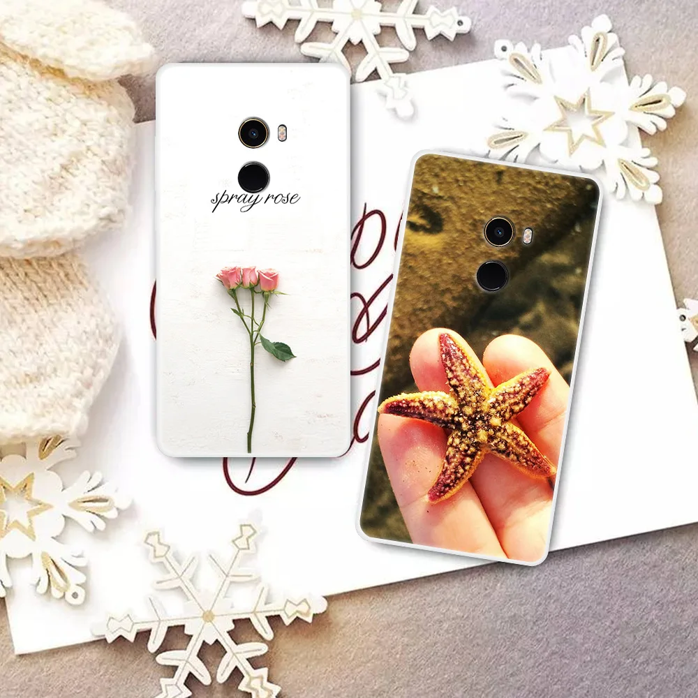 Роскошный чехол из ТПУ с узорами для телефона Xaomi Mi Mix 2 Mix2 Xiaomi силиконовый мягкий