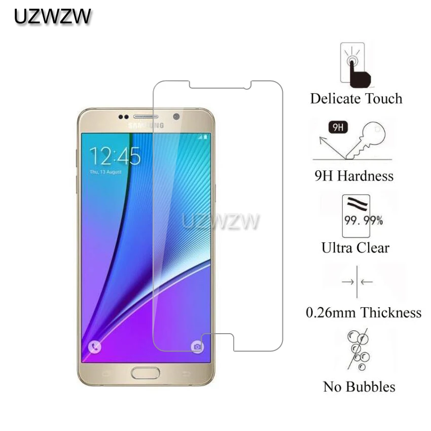 2 шт закаленное стекло для samsung Galaxy Note 5 Note5 Duos N9200 N920 Защитная пленка для экрана стекло для samsung Galaxy Note5