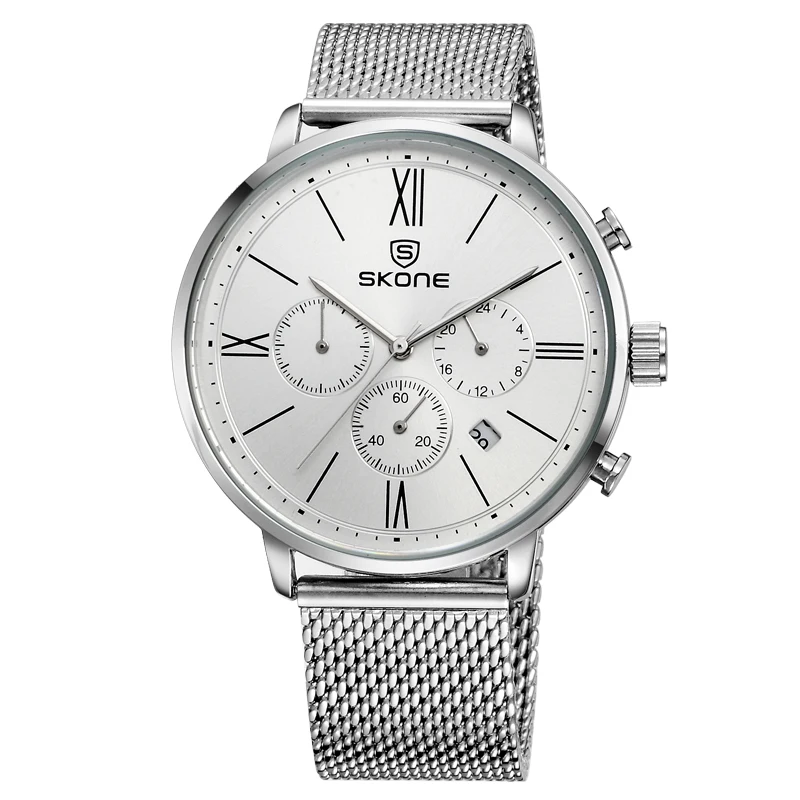 Skone марка повседневная роскошные кварцевые часы мужчины военный спорт армия