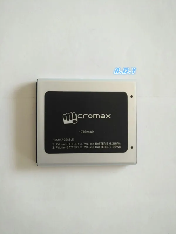 Новый высококачественный литий ионный аккумулятор Micromax Q335 1700mAh для мобильного