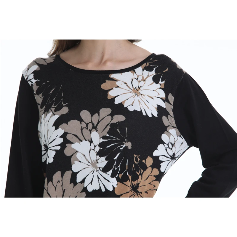 BINWEN15 осень зима вязаные трикотажные свитера для женщин пуловеры повседневное