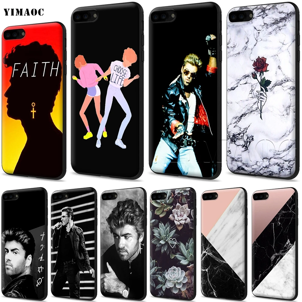 YIMAOC Джордж Майкл мягкий чехол для Apple iPhone SE 2020 5 5s 6 6s 7 8 Plus XR X Xs 11 12 Pro Max mini|Бамперы| |