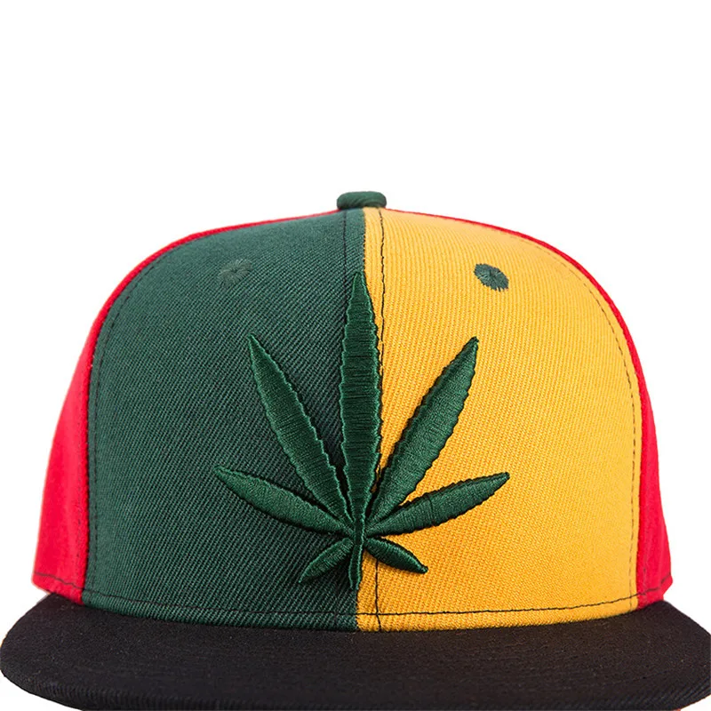 EaLAB хип хоп кепка мужская папа женская летняя Snapback Кепка s Конопляный лист вышивка