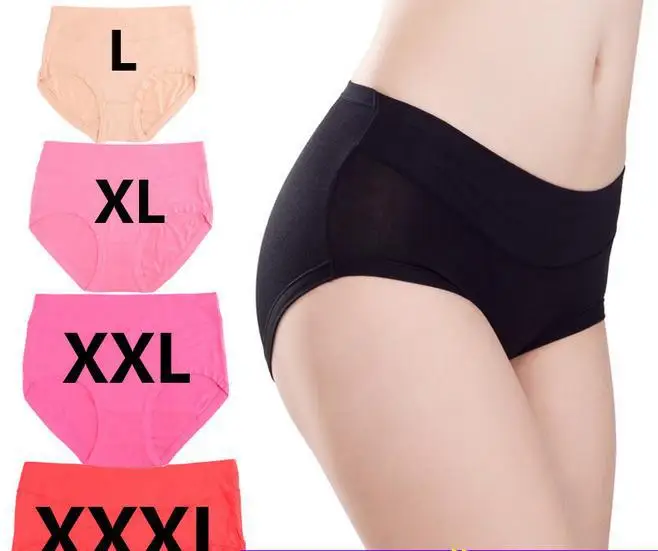 Женские трусики с высокой талией AQ92 нижнее белье больших размеров L XL XXL XXXL|women