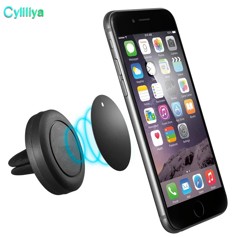 Universal Magnetic holder for phone Air Vent Mount Holder Stand Mobile Cell Phone For iPhone 7 Plus dropship | Мобильные телефоны и