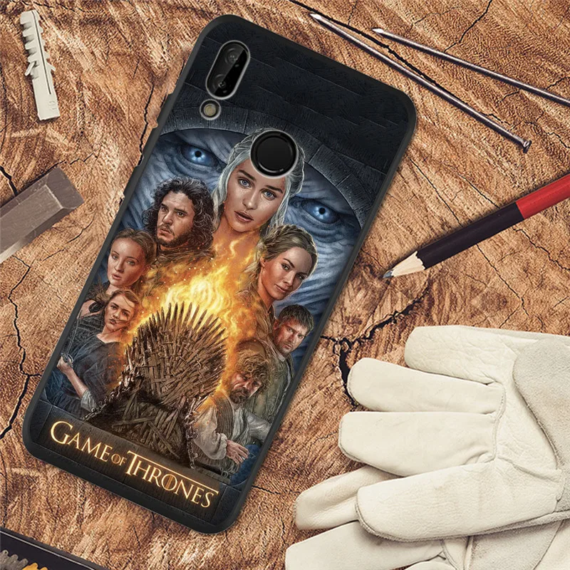 Игра престолов для huawei P8 P10 P20 P30 Коврики 10 20 Honor 8 8X 8C 9 V20 20i 10 Lite Plus Pro Чехол Coque Samsung чехол-Футляр бампер