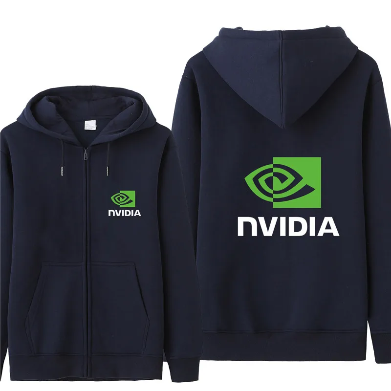 as picture cpu Nvidia Толстовка толстовки для мужчин осеннее пальто пуловер флисовая куртка унисекс человек cpu Nvidia толстовки HS-060 - Цвет: as picture