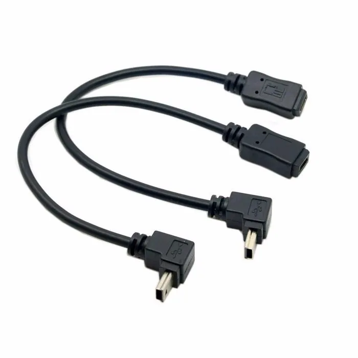 Кабель удлинитель с 5 контактным штекером на контактный разъем USB 0 2 м 20 см|mini usb