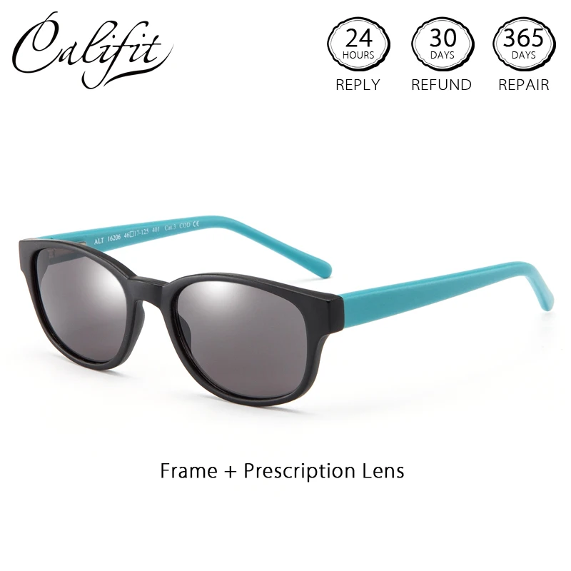 CALIFIT Модные оптические детские очки с линзами для близорукости поляризационные