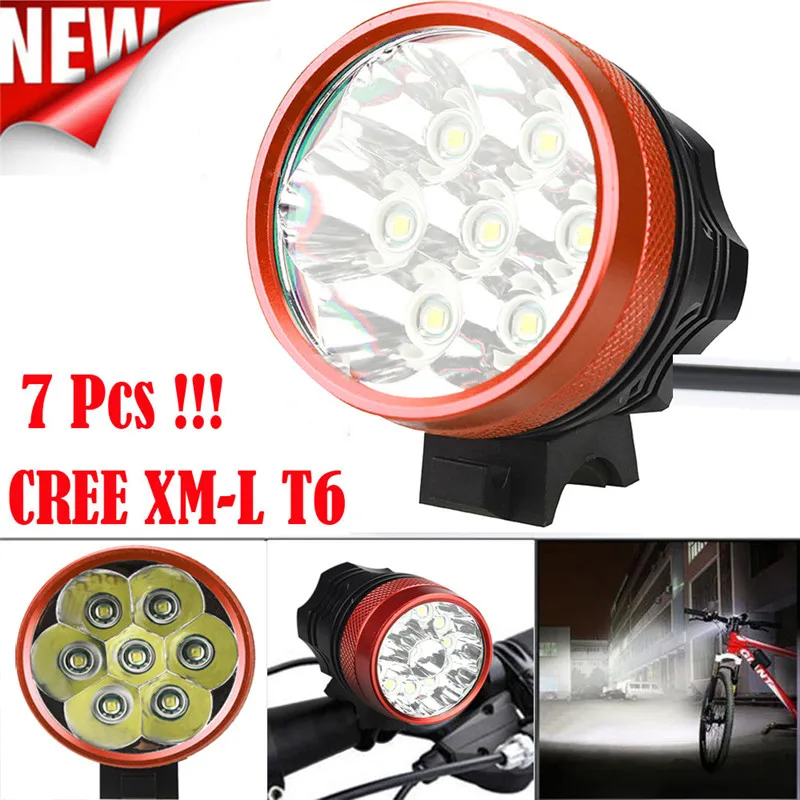 2018 15000LM 7 x CREE XM L T6 светодиодный велосипедный светильник Водонепроницаемый лампа