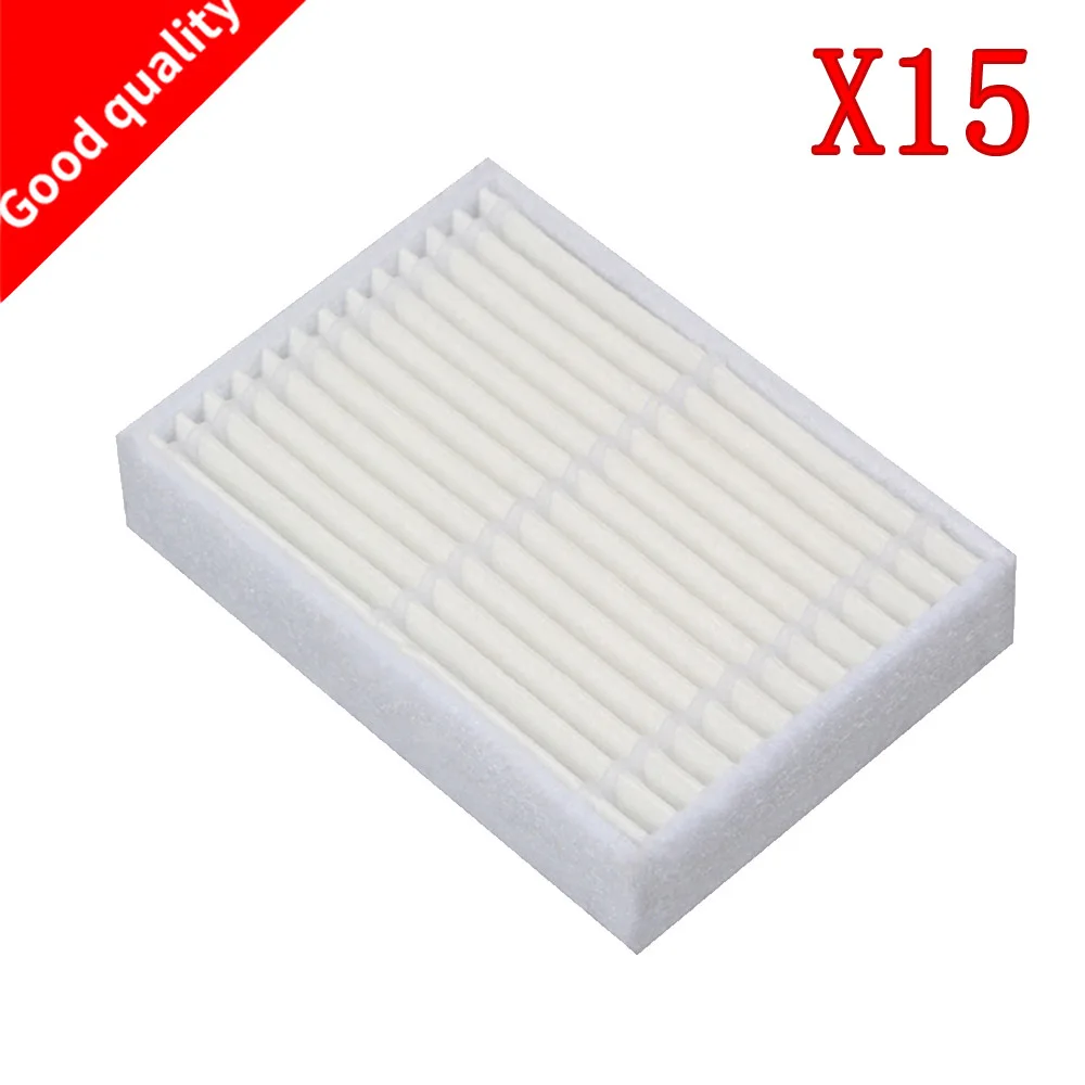 15pcs/lot High quality Robot Vacuum Cleaner Parts accessories HEPA Filter for Panda X600 pet Kitfort KT504 Robotic | Бытовая техника