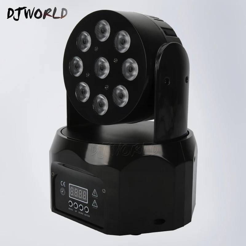 DJworld светодиодный светильник 9x12 Вт RGBW 4в1 движущаяся головка 10/12CH DMX512 сценический