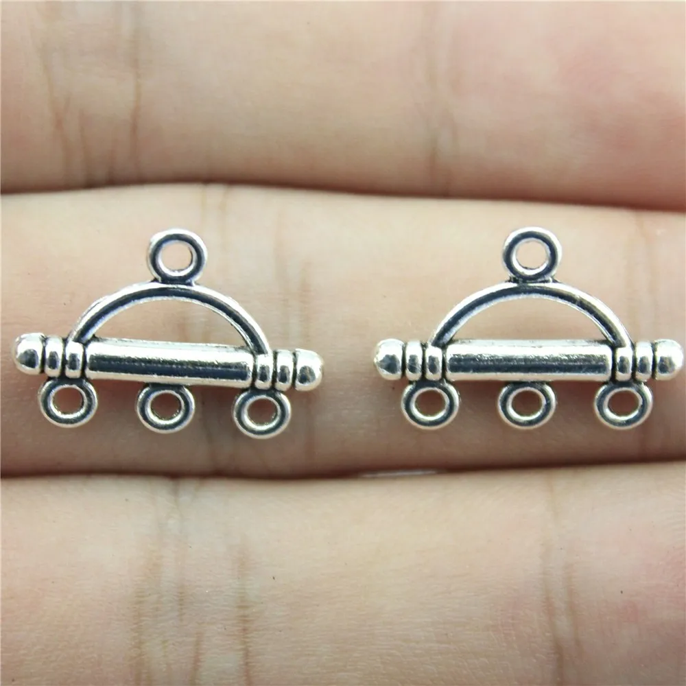 B11900-19x13mm 20 шт./лот, античный серебряный цвет, серьги, соединение, амулеты, ювелирные изделия, сделай сам, серьги, соединитель, амулеты для изготовления сережек - Цвет: B11900-19x13mm