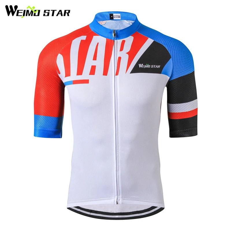 

Weimostar 2018 pro Team Cycling Jersey Top Breathable Cycling Clothing Short mtb Bike Jersey Top Bicycle Clothes Ropa Ciclismo