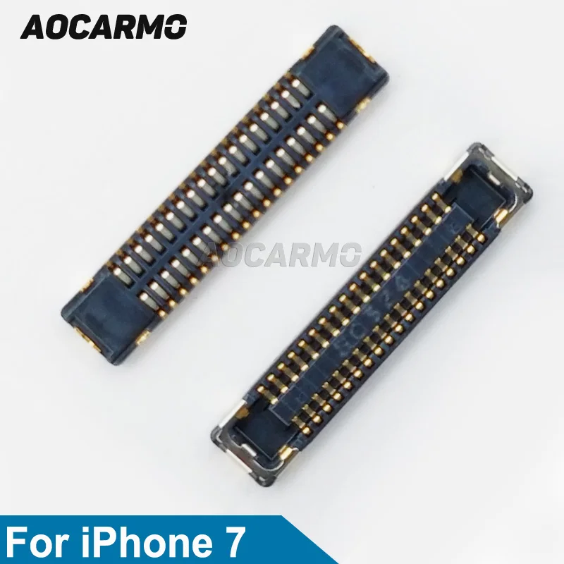 2 шт./лот фронтальная камера гибкий кабель разъем FPC для iPhone 7 Замена материнской
