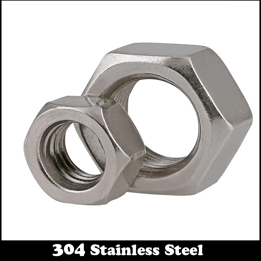 M14 M14*1 M14x1 M24 M24*2 M24x2 DIN934 304 Stainless Steel 304ss Nuts Thin Fine Pitch Thread Hexagon Hex Nut | Обустройство дома