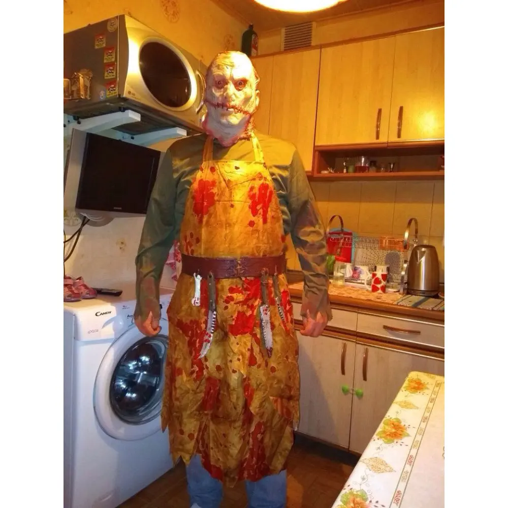 Umorden Purim костюмы для Хэллоуина вечерние мужчин жуткий страх кровавый костюм