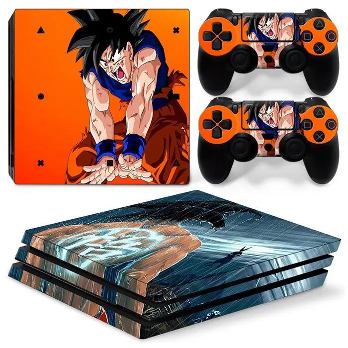 Наклейка кожи винил Пользовательская Настройка Стикеры для Sony PS4 Pro Dragon Ball