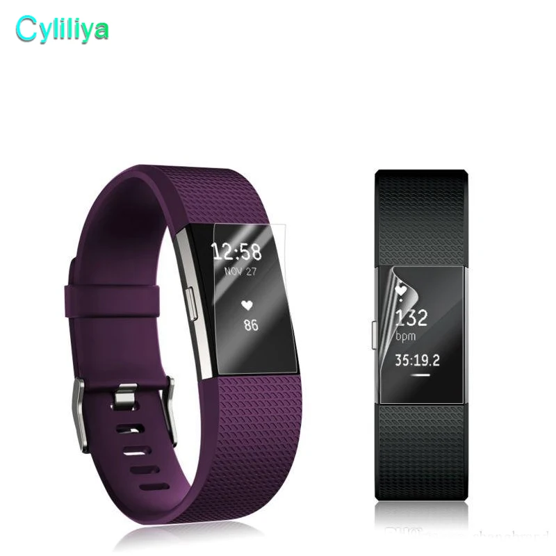 300 шт. защитная пленка для смарт-часов fitbit Charge 2 3H | Мобильные телефоны и аксессуары