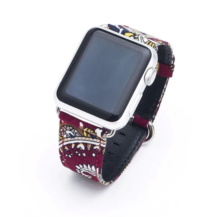 Холщовый ремешок для apple watch Band 42 мм 38 мм apple watch 4 3 iwatch band 44 мм 40 мм браслет часы Correa ремешок аксессуары