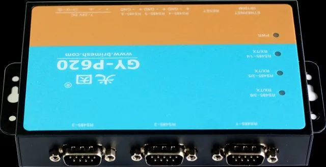 6-полосный полная изоляция 485 последовательный порт сервера Шлюз Modbus для Ethernet |