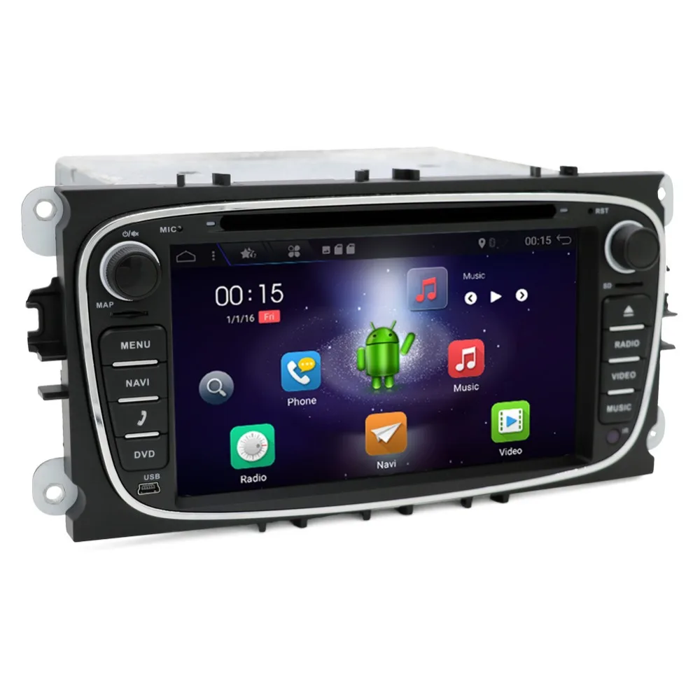 Для ford s max 2 din радио для фокуса Кассетный плеер android 9,0 радио тюнер управление рулем gps-навигация, dvd-плеер 4G
