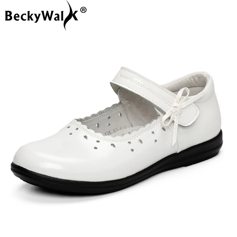 BeckyWalk/обувь из натуральной кожи Туфли в стиле Принцесса на весенний сезон детская