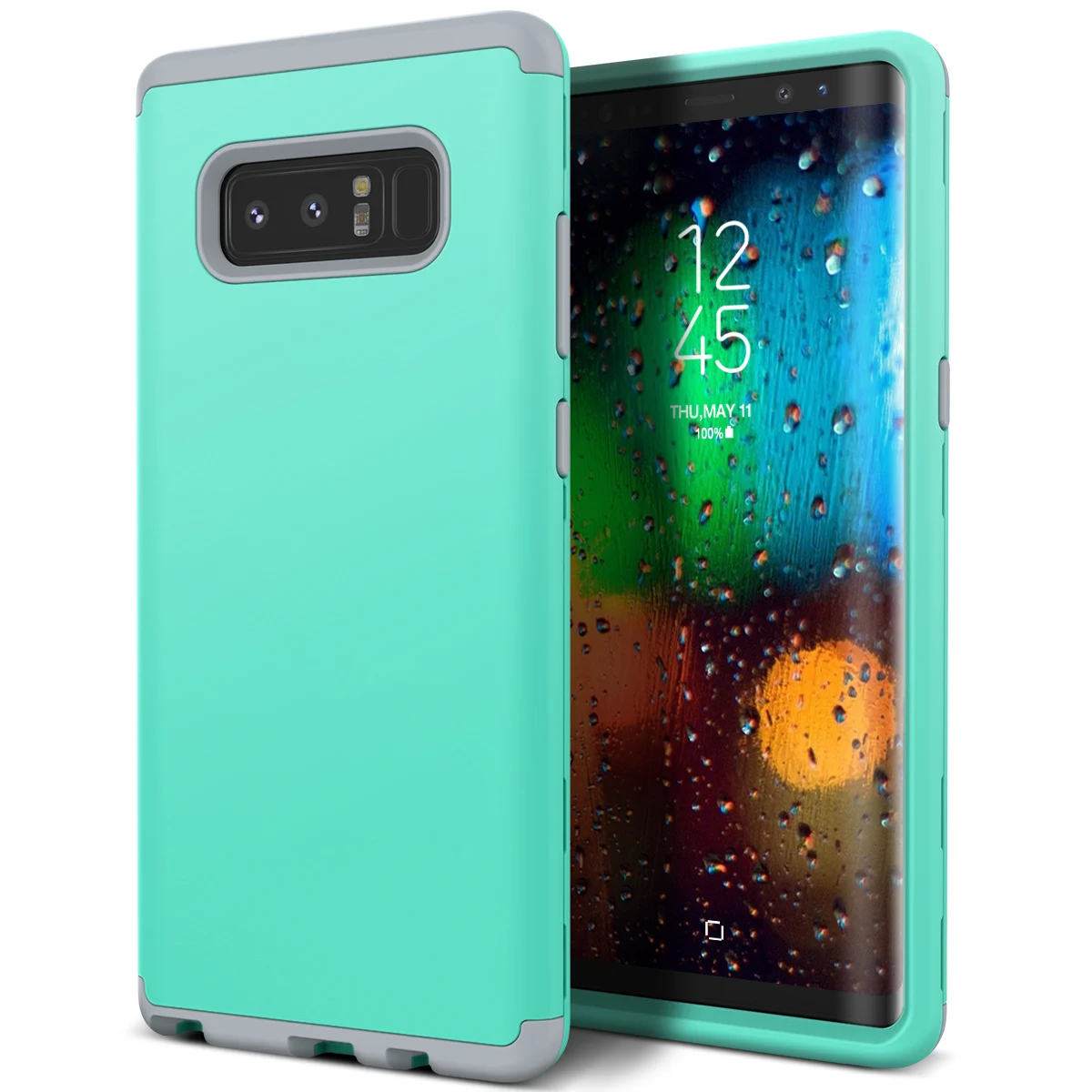 Yokata Роскошный Жесткий чехол для samsung S8 PLUS Note 8 чехол матовый PC бампер силиконовый защитный чехол для Galalxy Note8 3 в 1 360 чехол