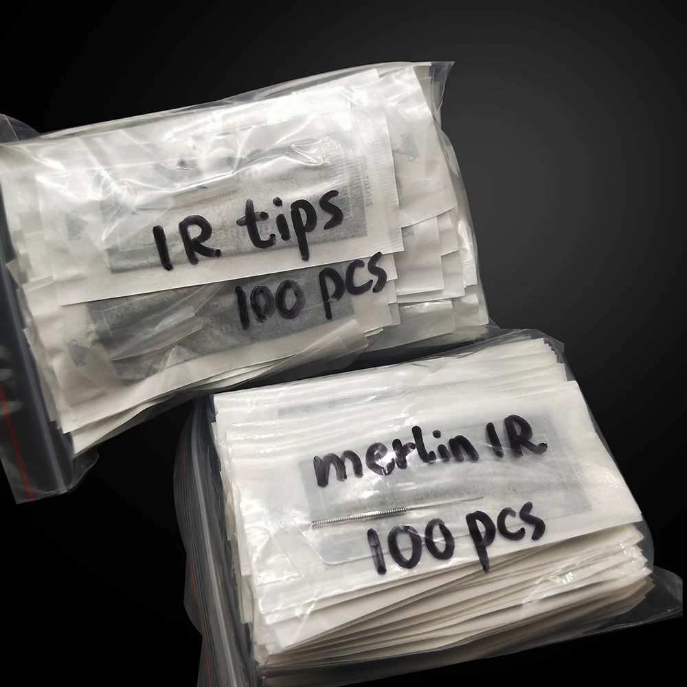 

100 шт., иглы для перманентного макияжа, 100 шт.