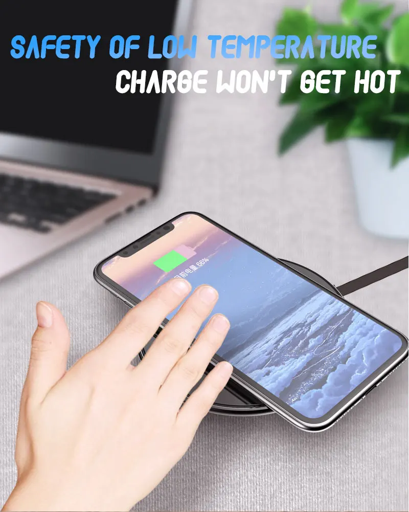 Беспроводное зарядное устройство Topzero Qi для iPhone 8X10 8 для Samsung Galaxy S8 S8 Plus Note 8 5 S6 S7 Edge док-станция для зарядки мобильного телефона