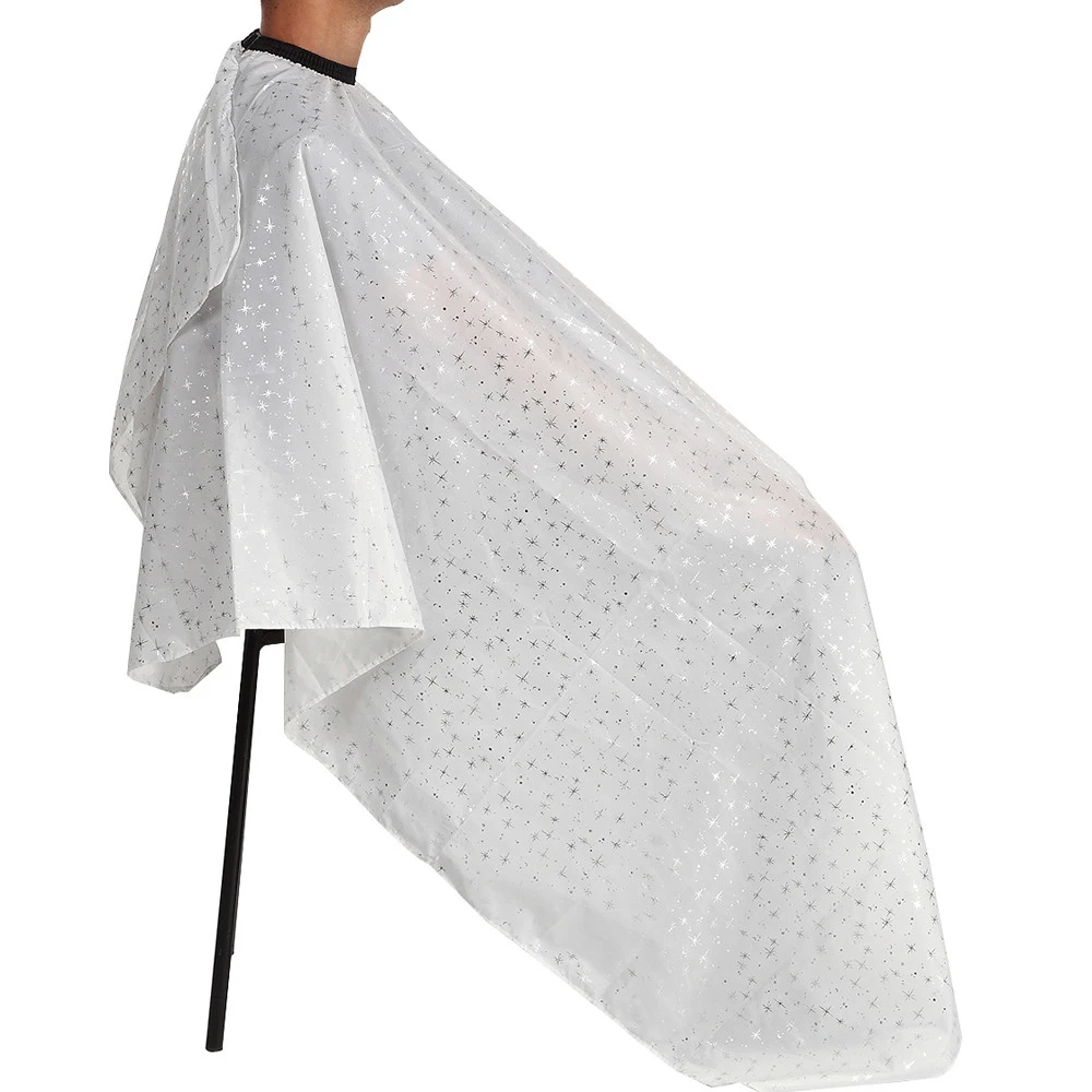 kanbuder Stars White Hair Cutting Hairdressing Cloth Barber Tools Large Salon Adult Waterproof Cape Gown For Hairdresser | Красота и