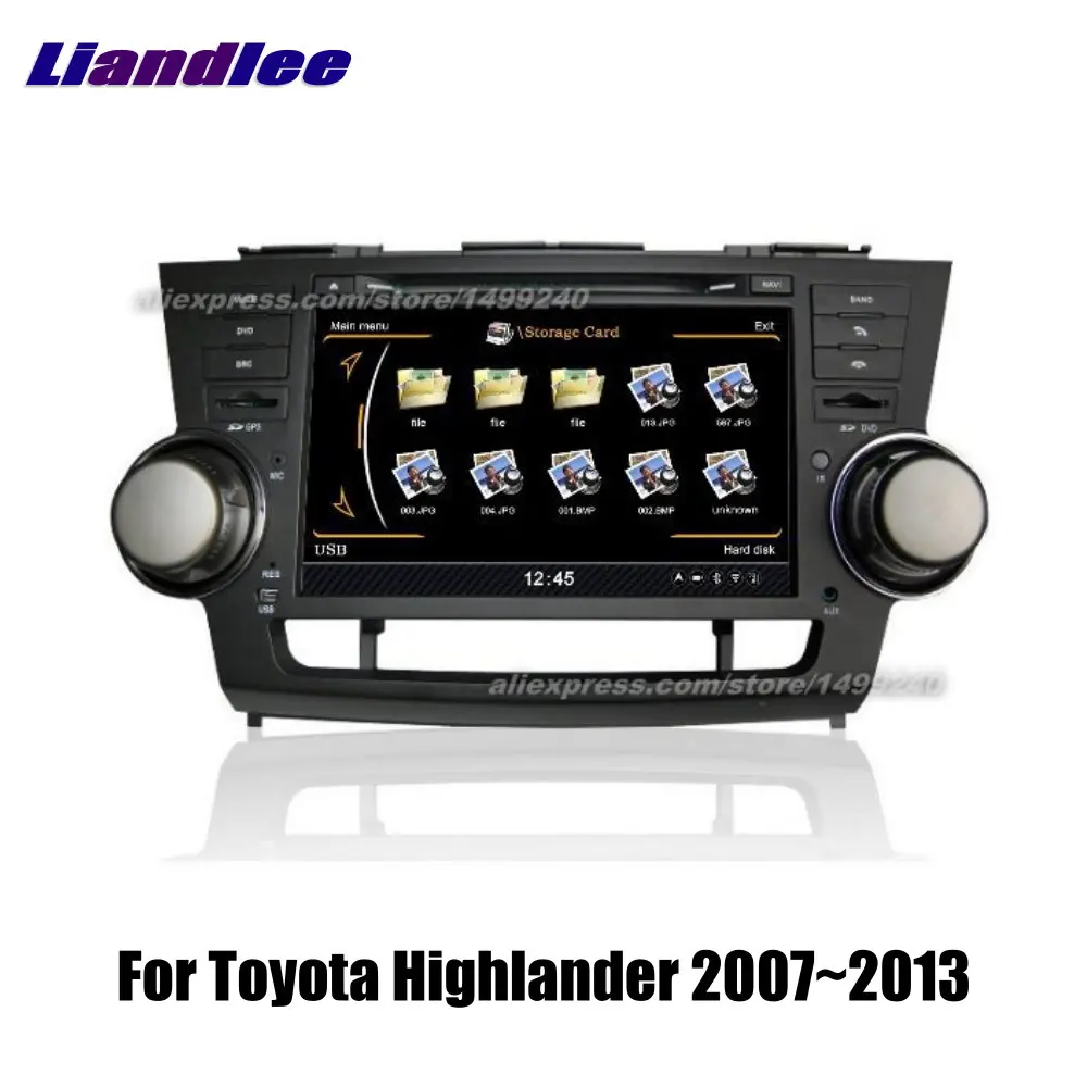 Goedkoop Voor Toyota Kluger 2007 ~ 2013-Auto GPS Navigatiesysteem + Radio TV DVD IPod BT 3G WIFI HD Screen Multimedia Systeem
