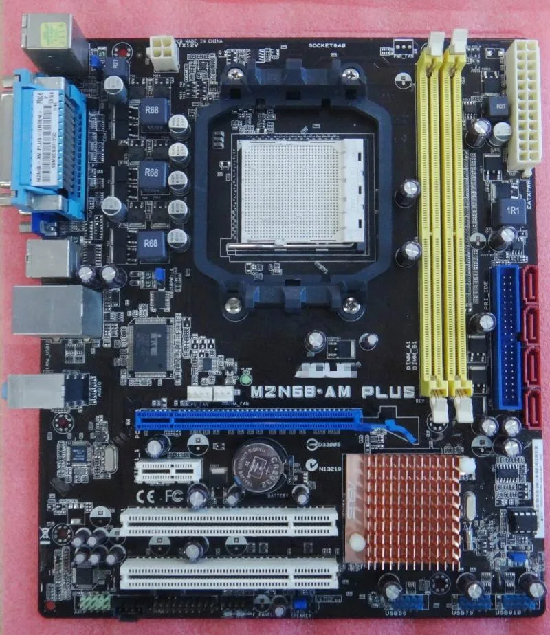 Бесплатная доставка 100% оригинал материнская плата для asus M2N68 AM PLUS AM2/AM2 + DDR2