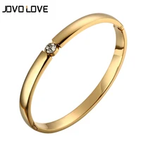 siver rose gold colors open cz bangles bracelets for women cubic zirconia bracelets simple bangle for wedding party jewelry gift