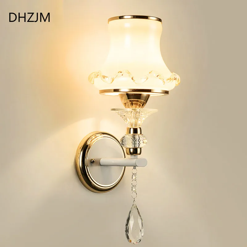 DHZJM Современный модный свет хрустальный LED красота Настенные светильники для