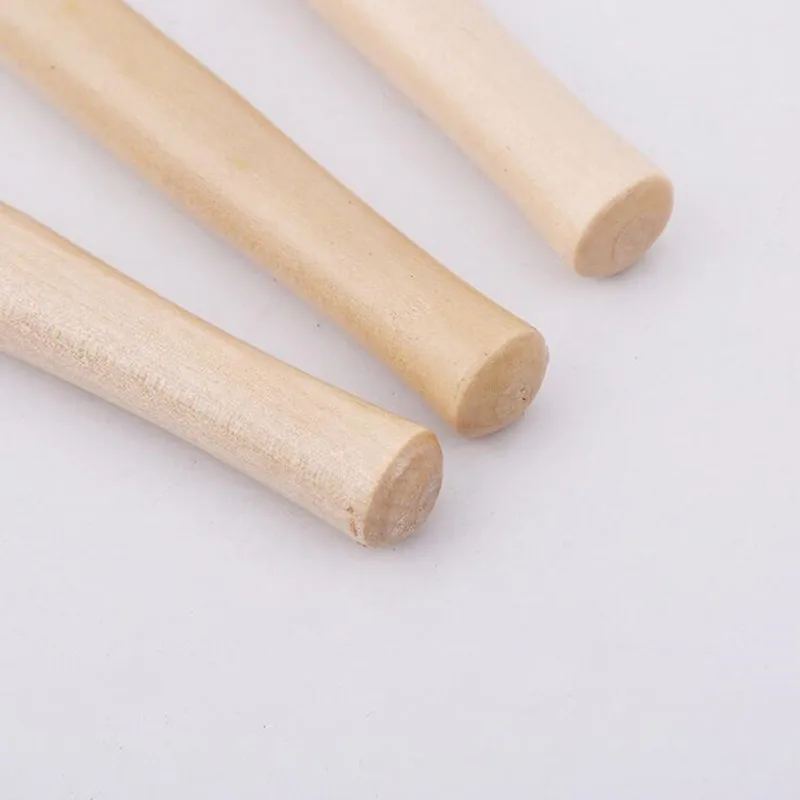 3pcs/lot High Quality Wooden Handle Batik Wax Carving Tools Clay sculpture tools Polymer ferramenta Pottery Tool Art Supplies | Дом и сад