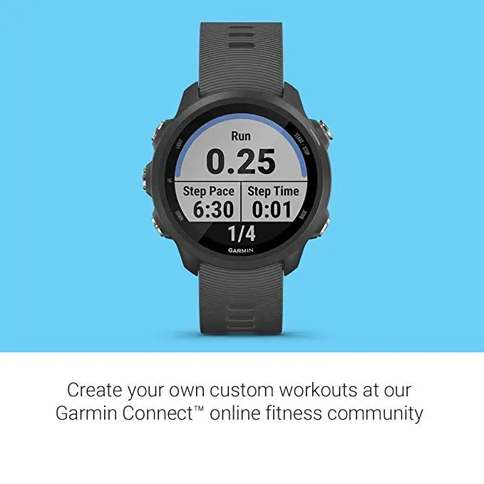 Смарт часы Garmin Forerunner 245 с GPS пульсометром кислородом спортивные мужские