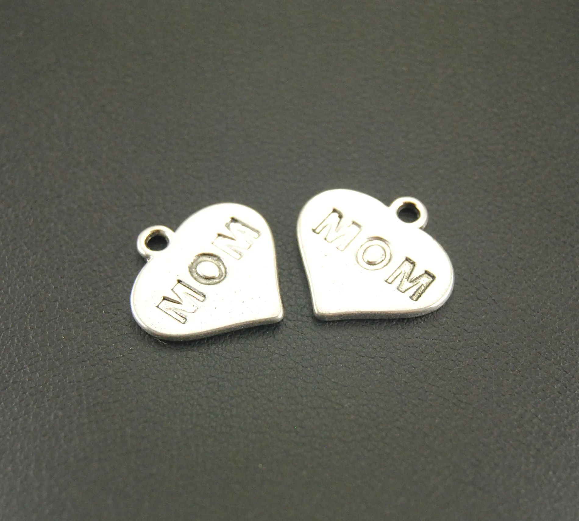 10 шт./лот серебро/бронза/золото сердце мама Подвески Браслет Ожерелье