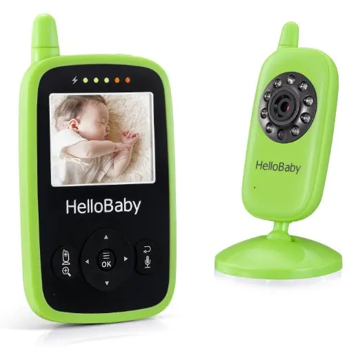 HB24 портативный детский монитор 2 4 дюймов HelloBaby с инфракрасным ночным видением и