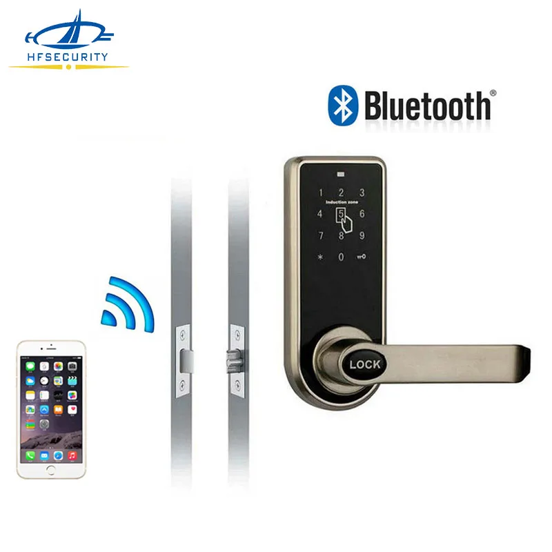 Умный дверной замок Bluetooth мобильный телефон приложение замки охранных