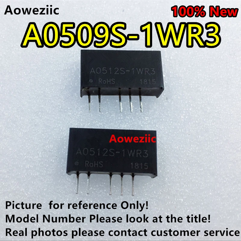 

Aoweziic 5PCS/lot A0509S-1WR3 A0509S-1W New Original Input: 5V Dual Output: +9V 0.05A,-9V -0.05A DC-DC Isolate