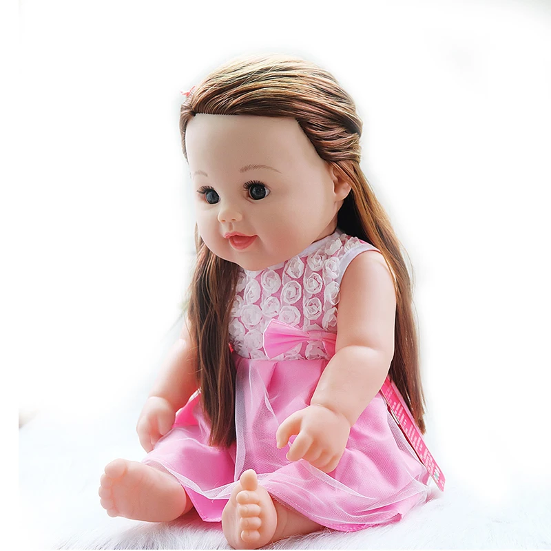 Кукла реборн YARD Princess Babe милая кукла-девушка мягкая силиконовая одежда с длинными