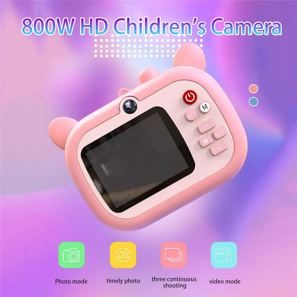 Детская игрушка образование мини камера 800 Вт HD фотография цифровая видео T6