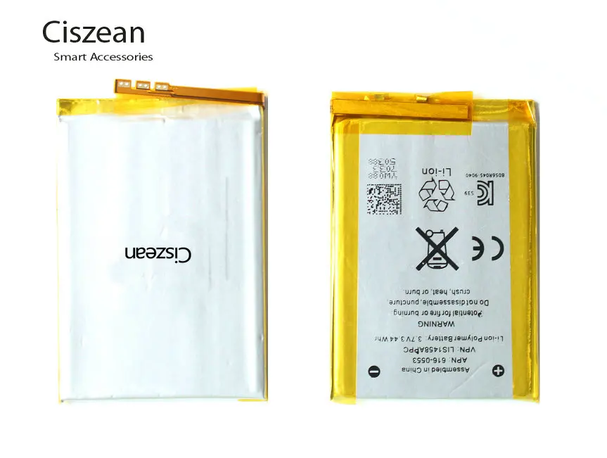 Ciszean 930mAh 616-0553 / LIS1458APPC внутренний литий-полимерный Сменный аккумулятор для iPod Touch 4